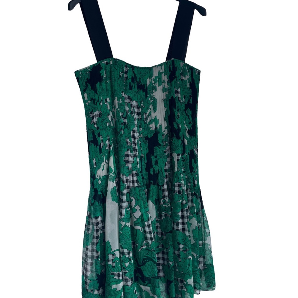 Green Patterned Women's Dress